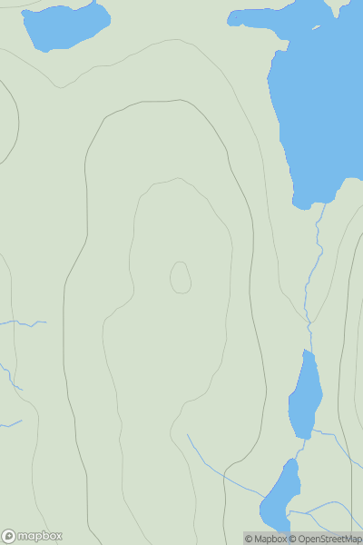Thumbnail image for Druim Mor [Lewis and Nearby Islands] showing contour plot for surrounding peak